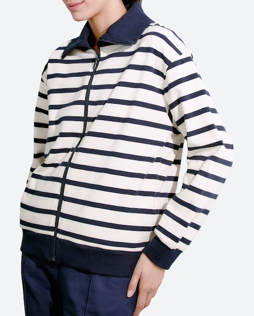 Imagen 0 de Sudadera de mujer cremallera cuello polo