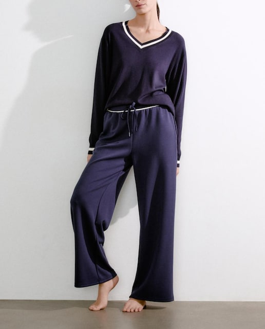 Imagen 0 de Jersey de mujer con cuello pico