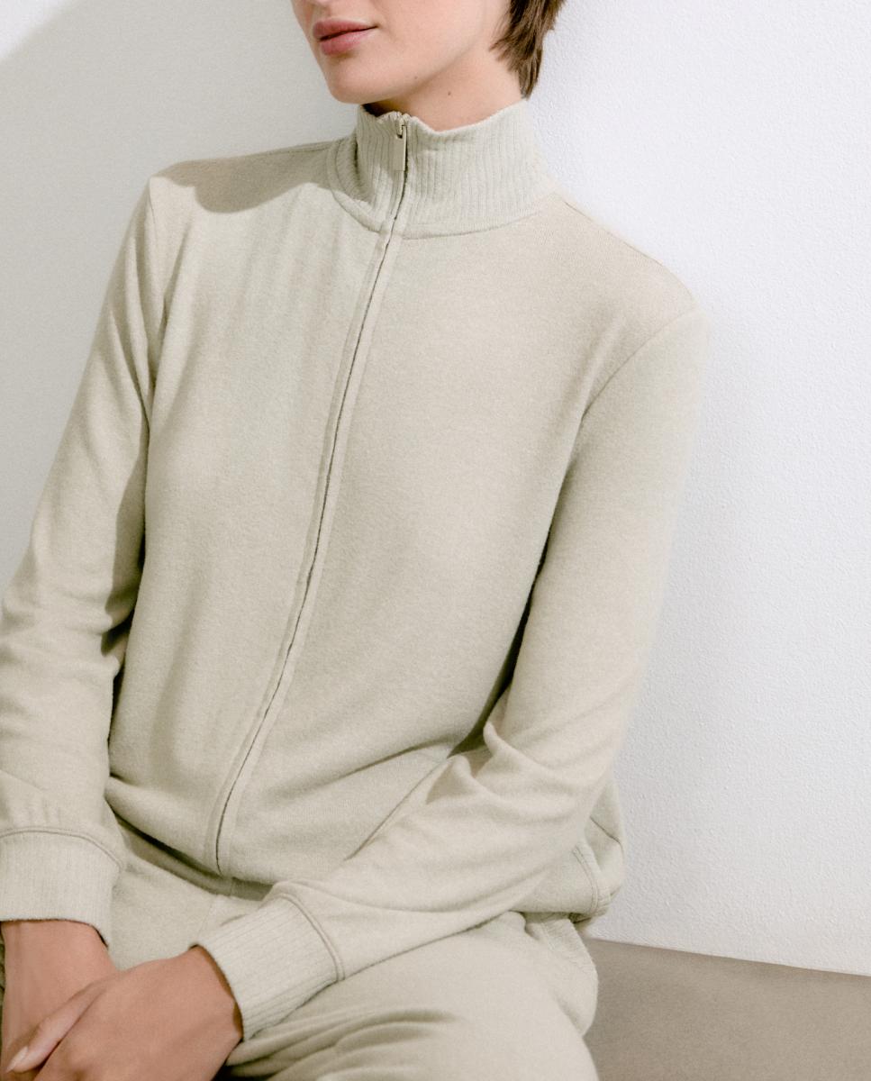 Imagen 0 de Sudadera de mujer con cremallera