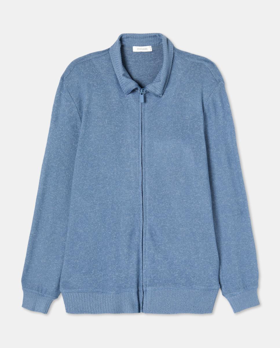 Imagen 0 de Sudadera de mujer con cremallera