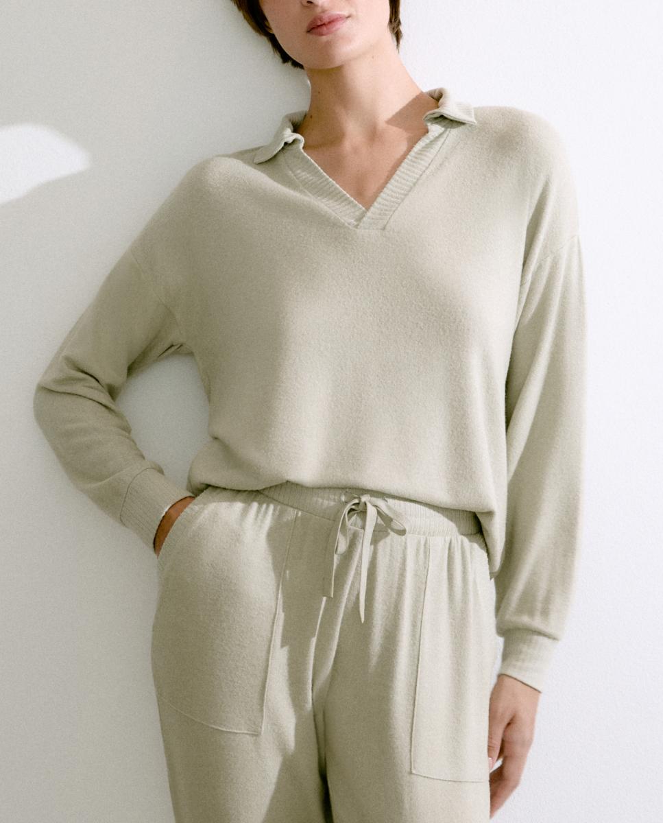 Imagen 0 de Jersey de mujer cuello polo