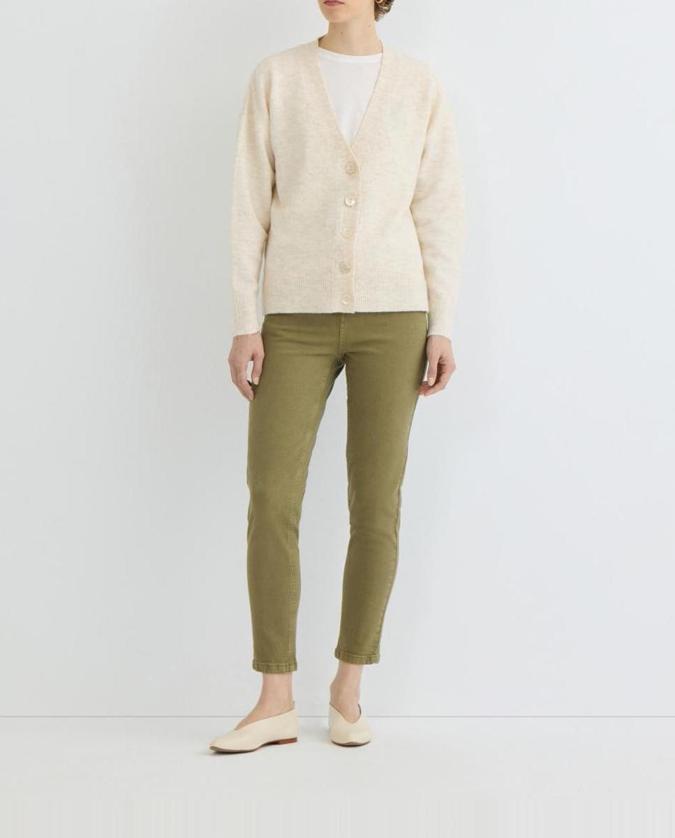 Imagen 0 de Pantalón skinny de sarga de mujer