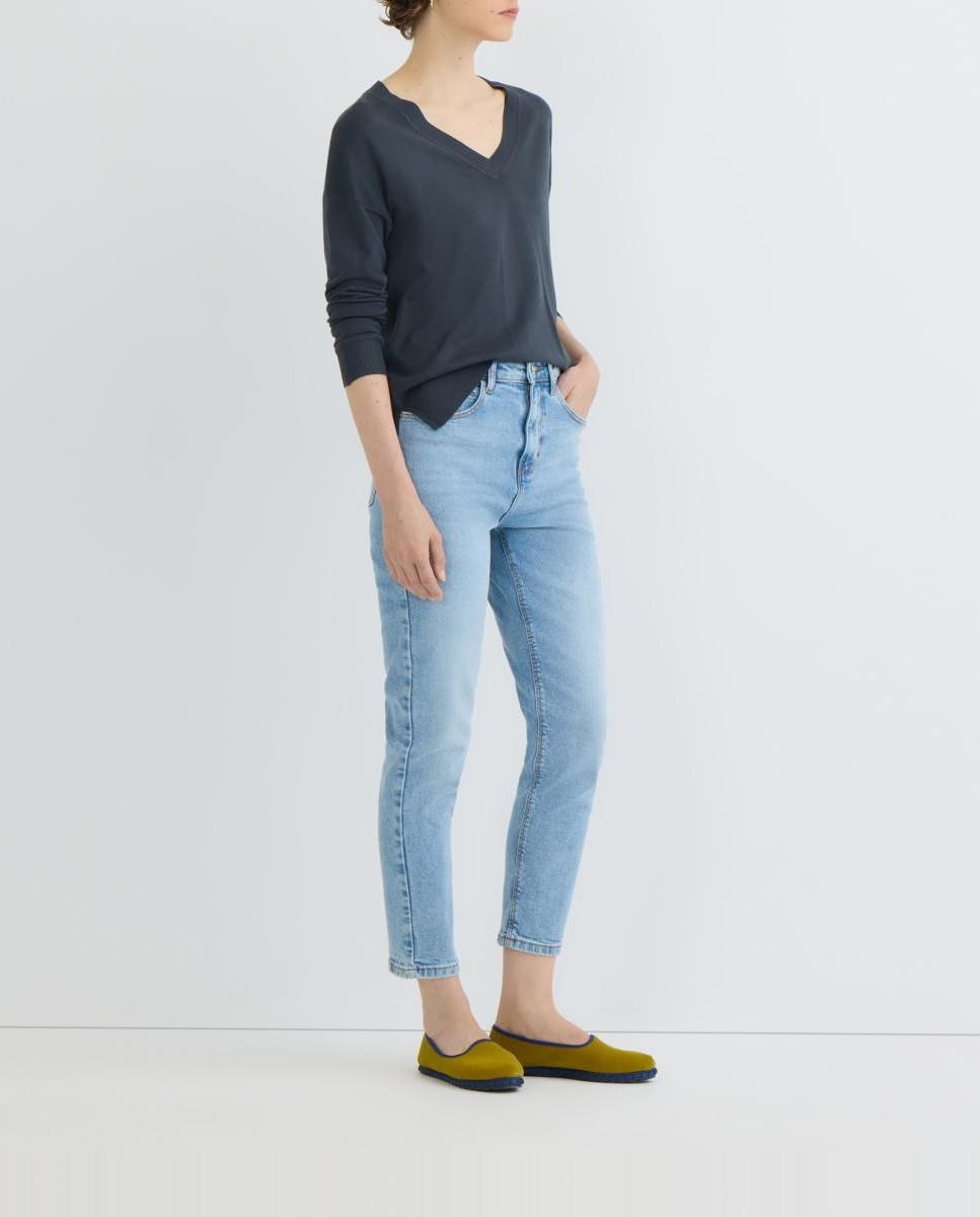 Imagen 0 de Pantalón denim mom de mujer
