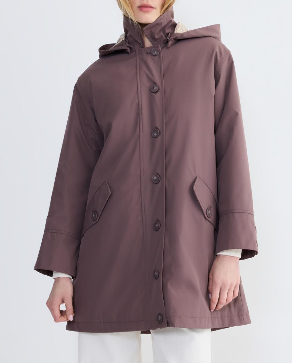 Imagen 0 de Parka náutica de mujer acolchada con capucha