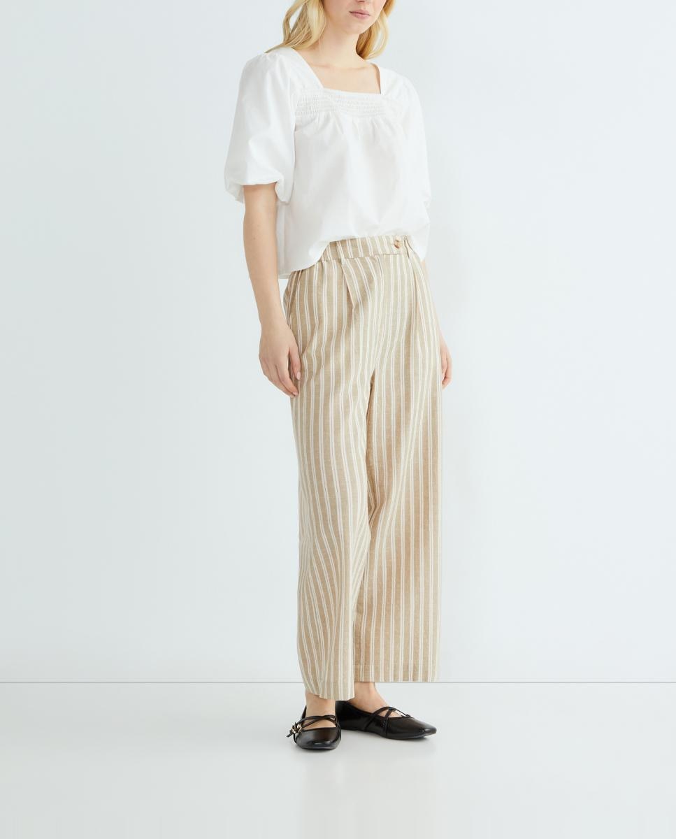 Imagen 0 de Pantalón mujer lino culotte