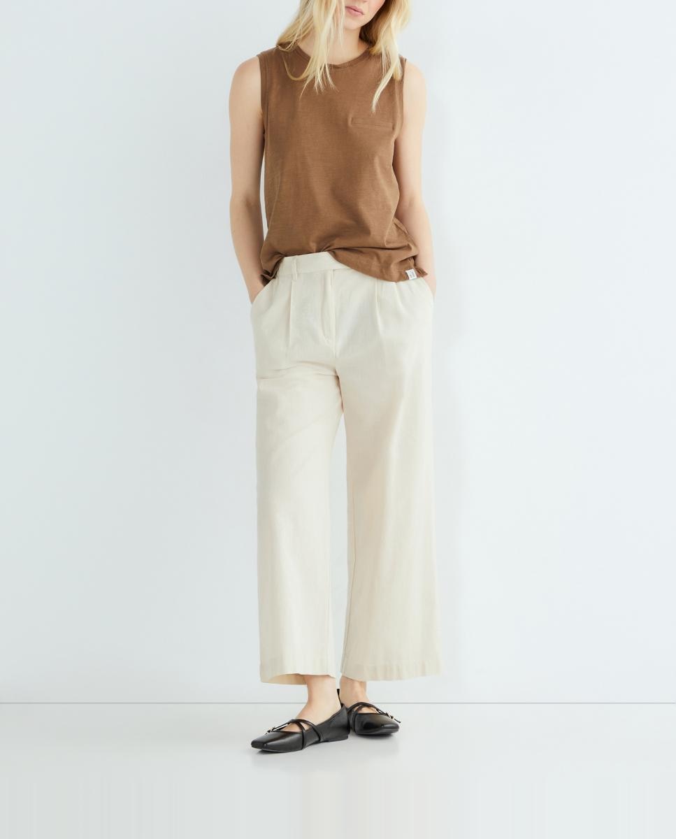 Imagen 0 de Pantalón mujer lino culotte