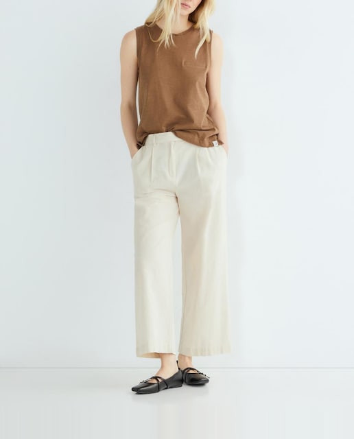 Imagen 0 de Pantalón mujer lino culotte