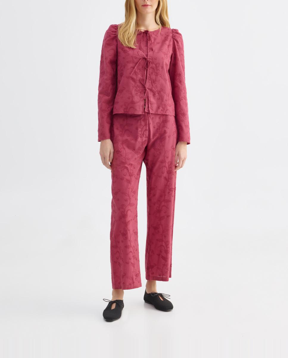 Imagen 0 de Pantalón de mujer bordado total look