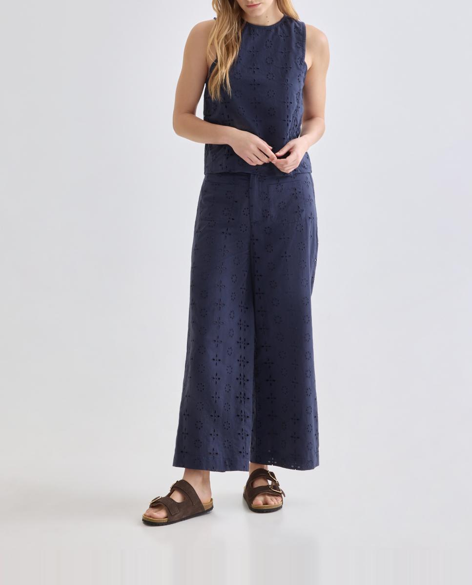 Imagen 0 de Pantalón de mujer bordado total look