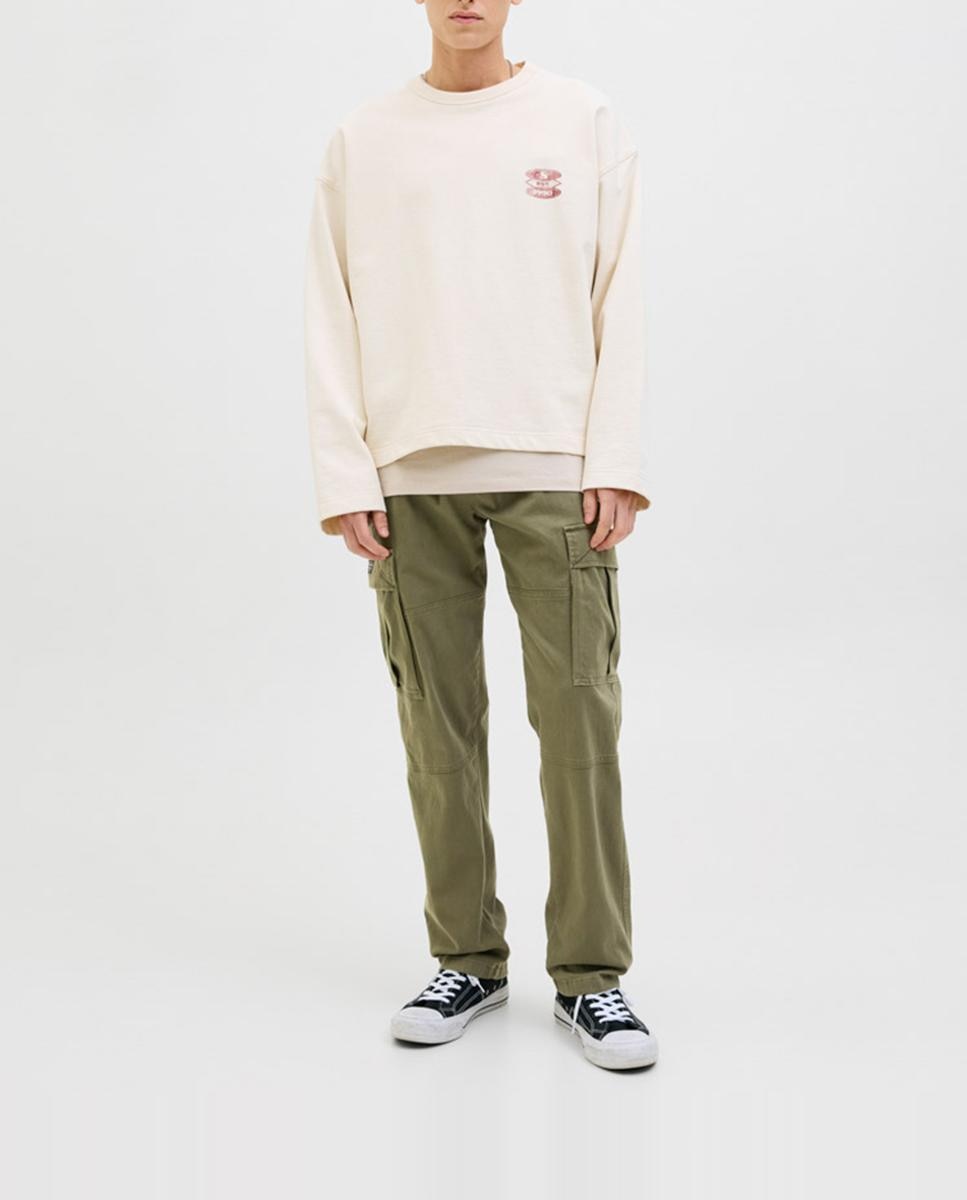 Imagen 0 de Pantalón cargo con bolsillos laterales de hombre