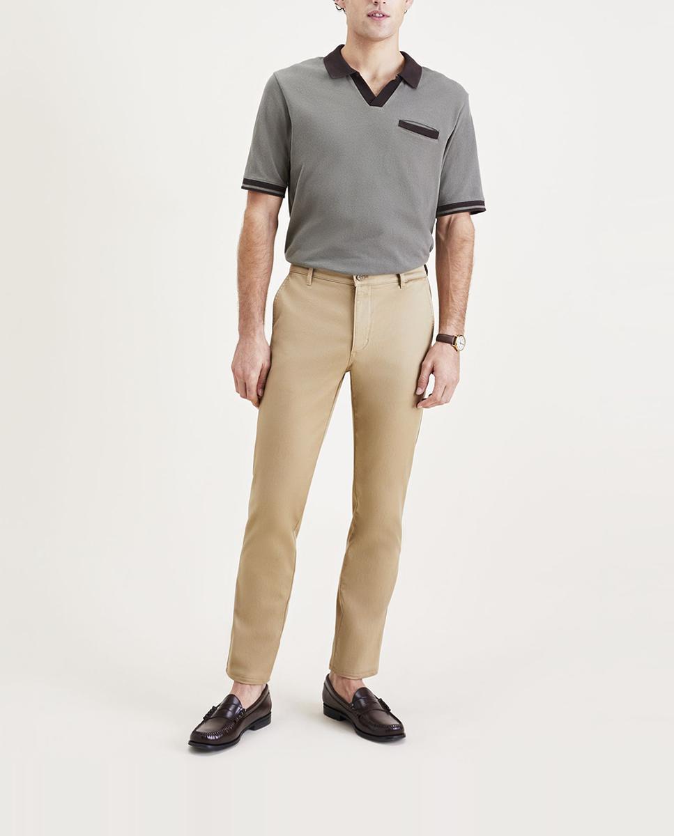 Imagen 0 de Pantalón chino de hombre, slim fit, color beige