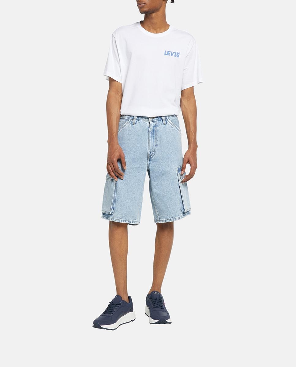 Imagen 0 de Bermuda vaquera de hombre 478 Baggy Cargo™ de algodón