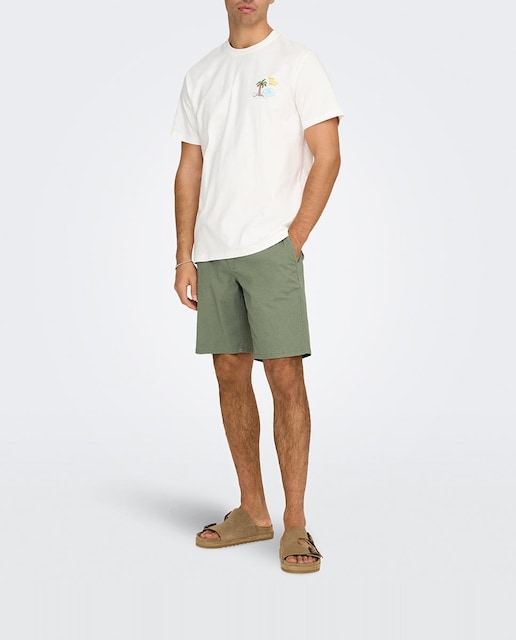 Imagen 0 de Pantalón bermuda de hombre regular fit