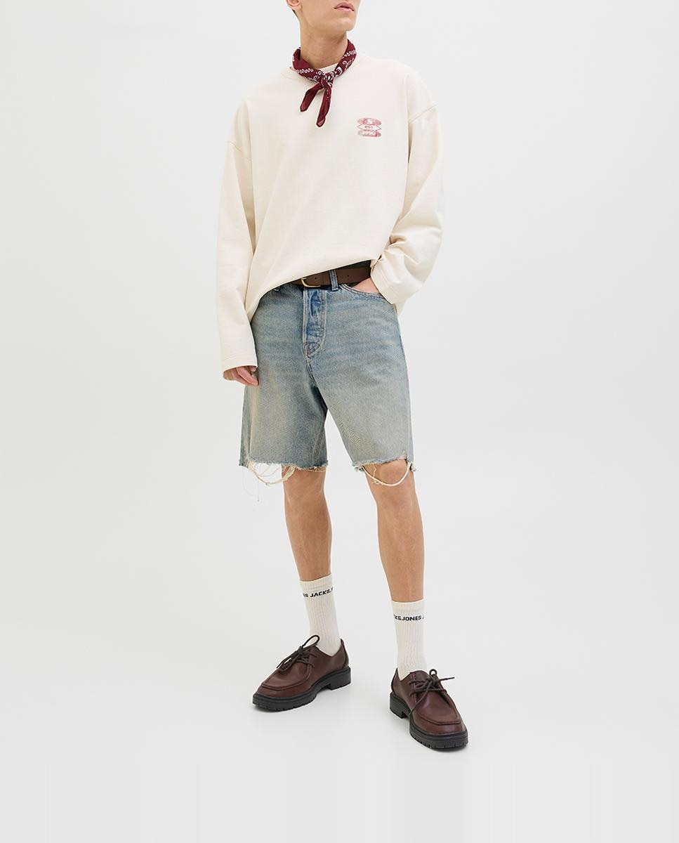 Imagen 0 de Bermuda vaquera de hombre loose fit