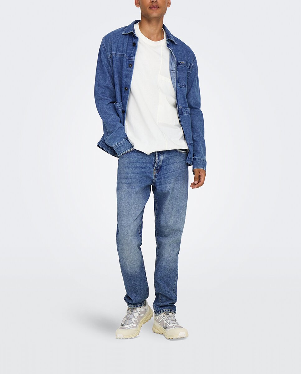 Imagen 0 de Pantalón vaquero de hombre de corte relajado