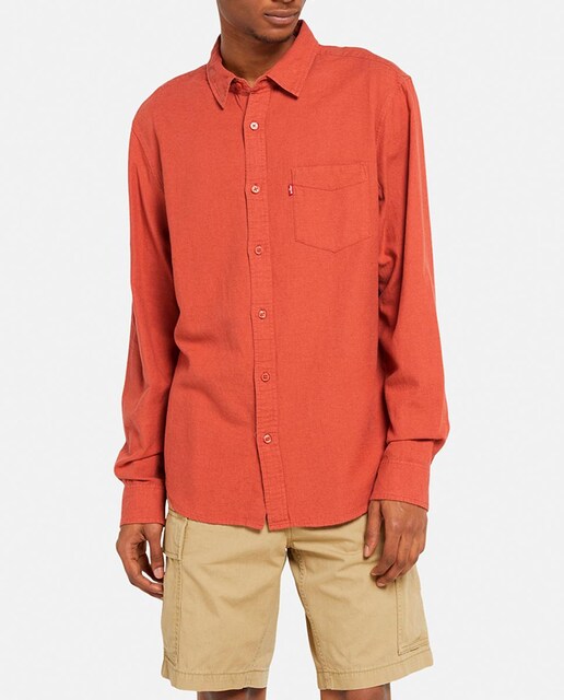 Imagen 0 de Camisa lisa de hombre regular