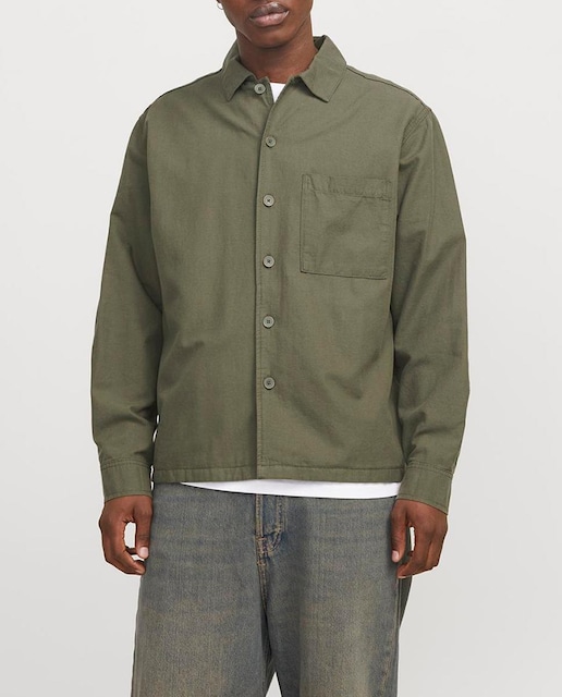 Imagen 0 de Sobrecamisa de mangas largas con un bolsillo delanteros de hombre