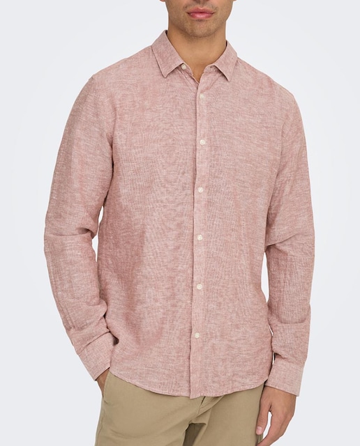 Imagen 0 de Camisa manga larga de hombre slim fit