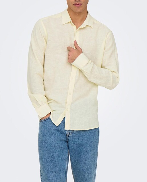 Imagen 0 de Camisa manga larga de hombre slim fit