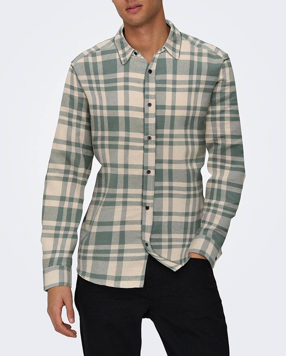Imagen 0 de Camisa de hombre regular de cuadros