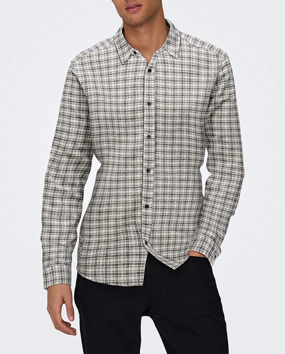 Imagen 0 de Camisa de hombre regular de cuadros