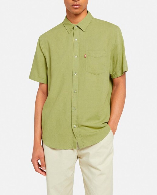 Imagen 0 de Camisa lisa de hombre regular