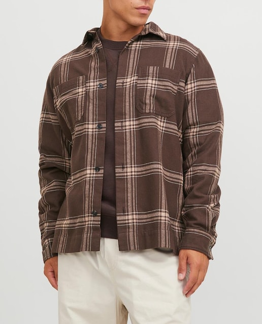 Imagen 0 de Sobrecamisa a cuadros de hombre