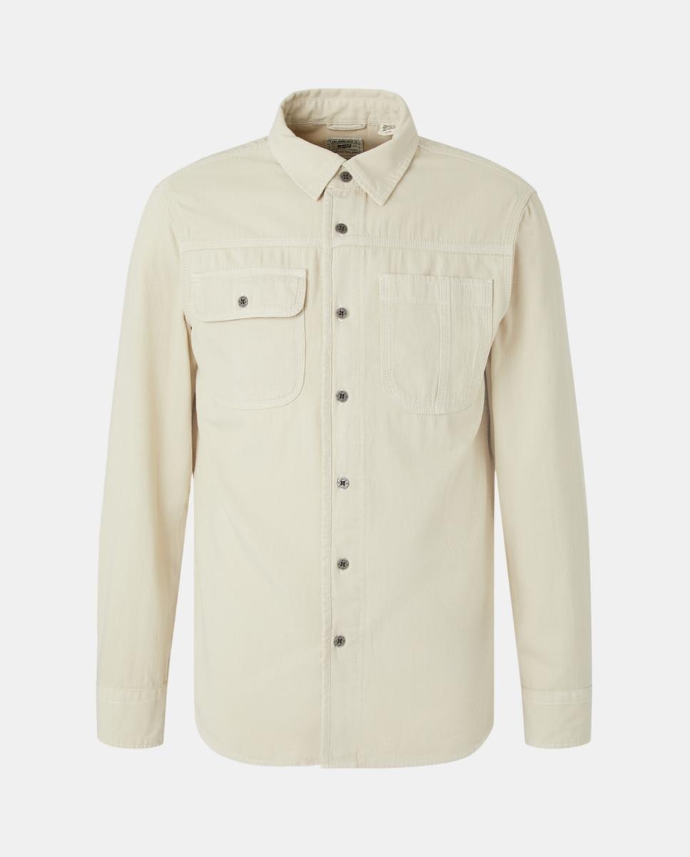 Imagen 0 de Camisa vaquera de algodón de hombre relaxed