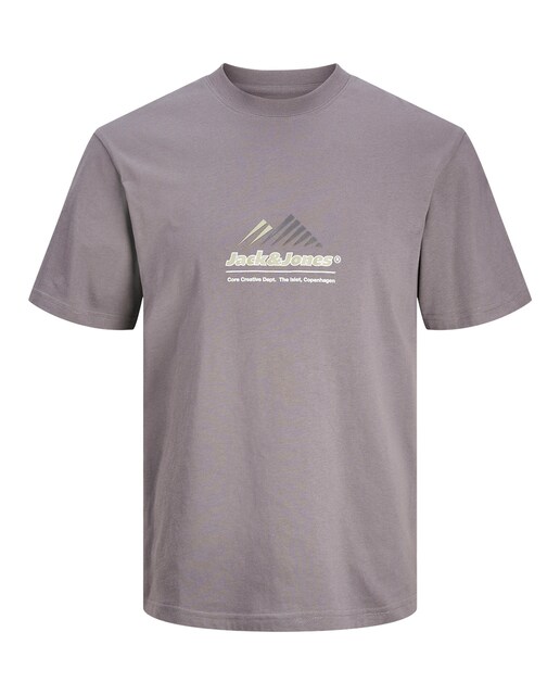 Camiseta de mangas cortas con logo serigrafiado en el lateral de hombre