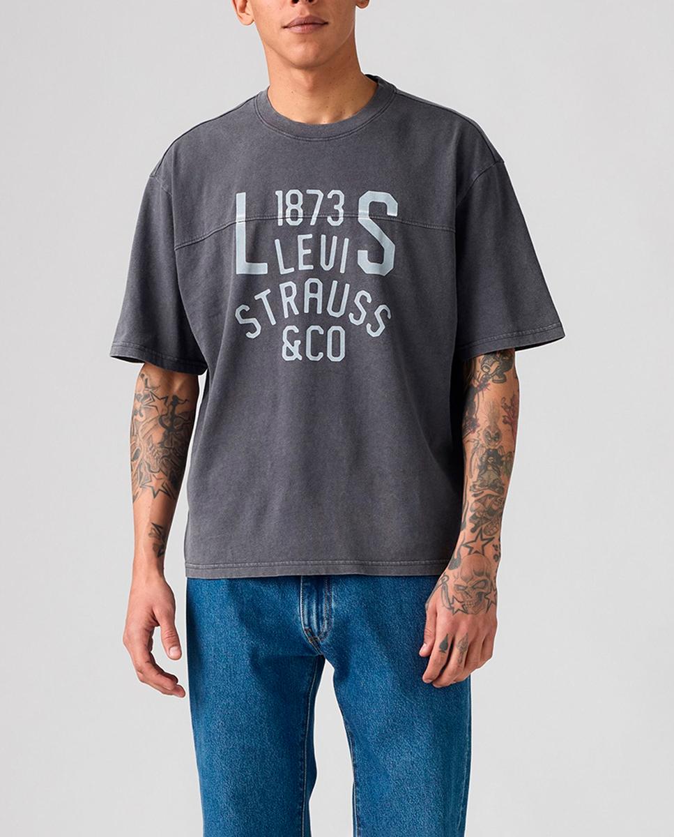 Imagen 0 de Camiseta de hombre de manga corta con cuello redondo