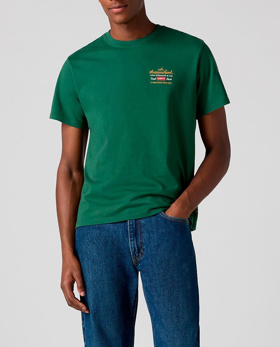 Imagen 0 de Camiseta de hombre de manga corta con cuello redondo