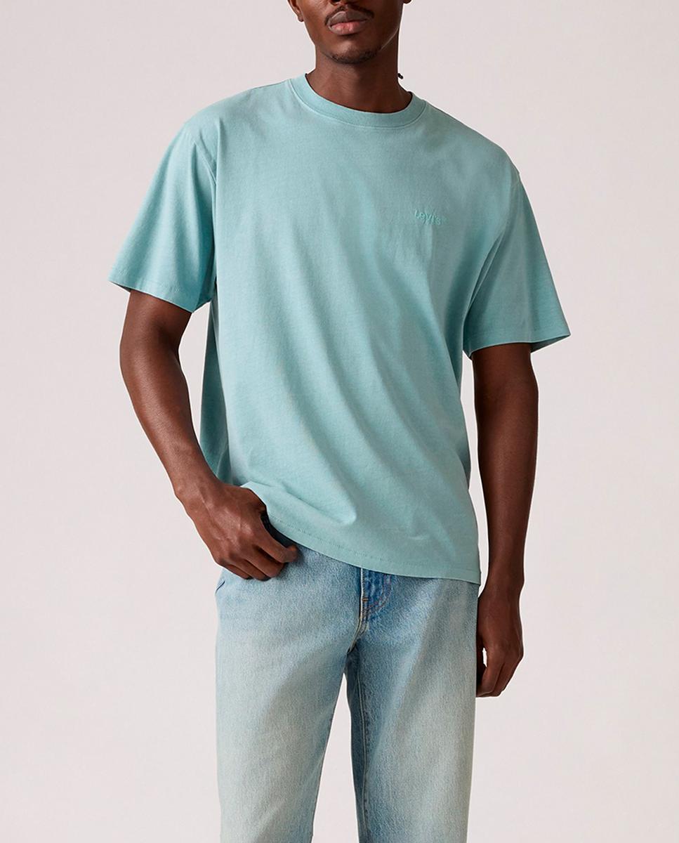 Imagen 0 de Camiseta de hombre de manga corta con cuello redondo