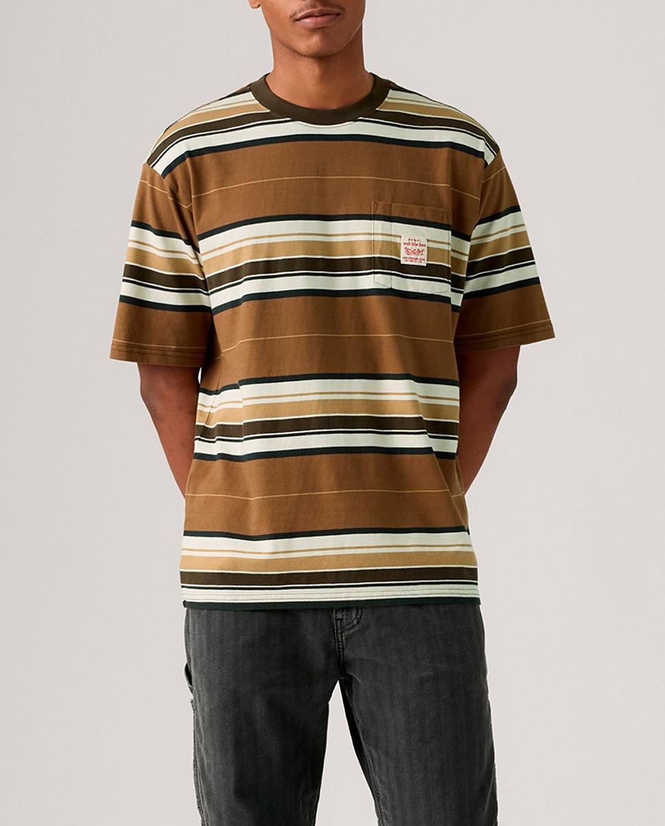 Imagen 0 de Camiseta de hombre de manga corta con cuello redondo
