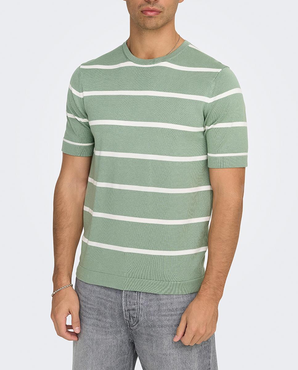 Imagen 0 de Camiseta de punto de hombre Regular fit