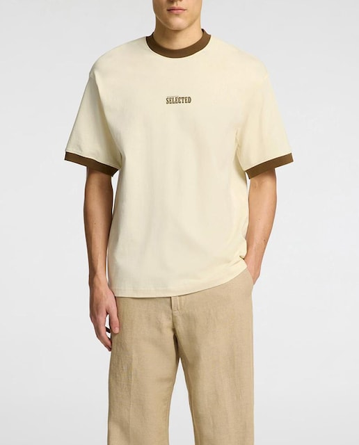 Imagen 0 de Camiseta de hombre manga corta con detalles
