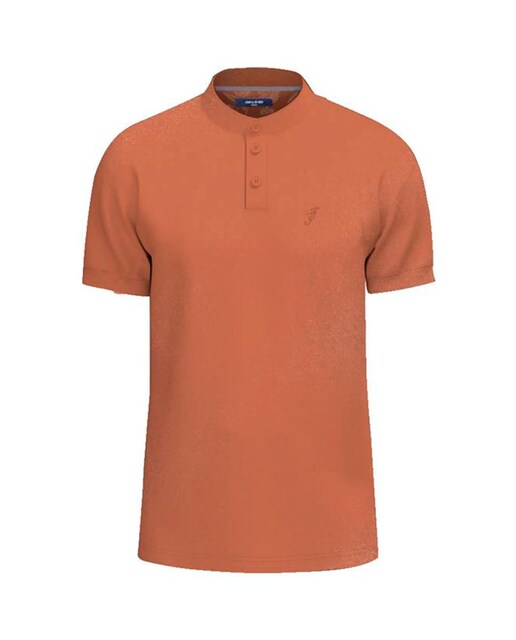 Imagen 0 de Polo de mangas cortas para caballero con logo lateral y cuello mao