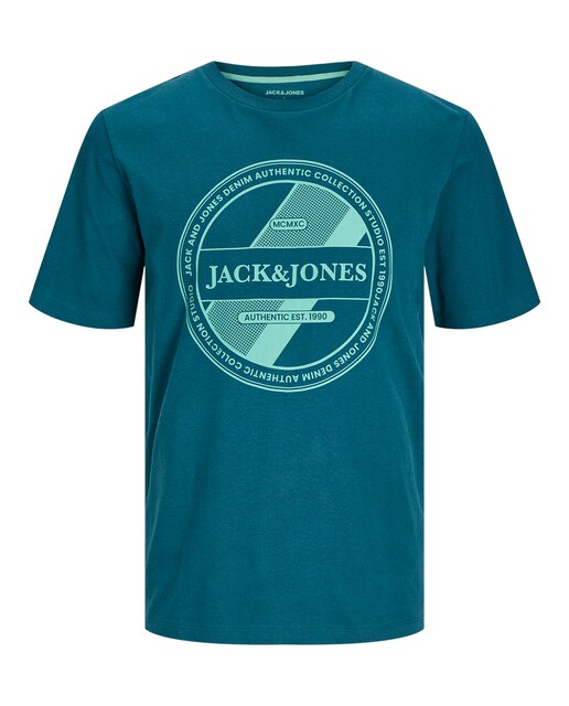 Camiseta de mangas cortas con logo serigrafiado en el lateral de hombre