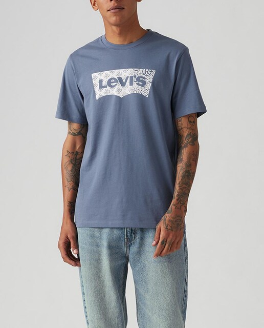 Imagen 0 de Camiseta de hombre de manga corta con cuello redondo