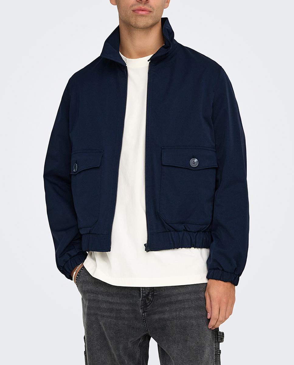 Imagen 0 de Chaqueta de hombre cuello alto regular fit