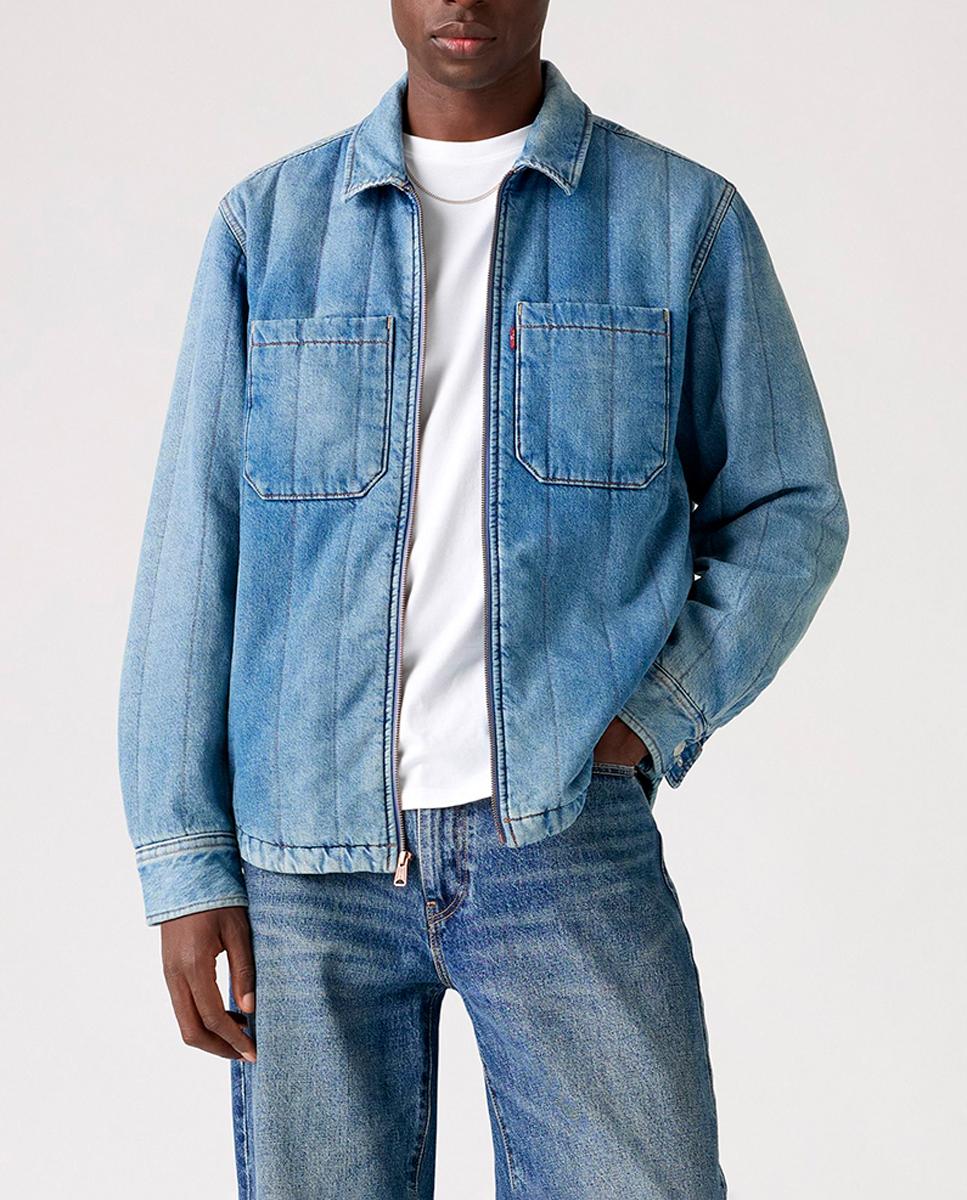 Imagen 0 de Chaqueta vaquera de hombre acolchada