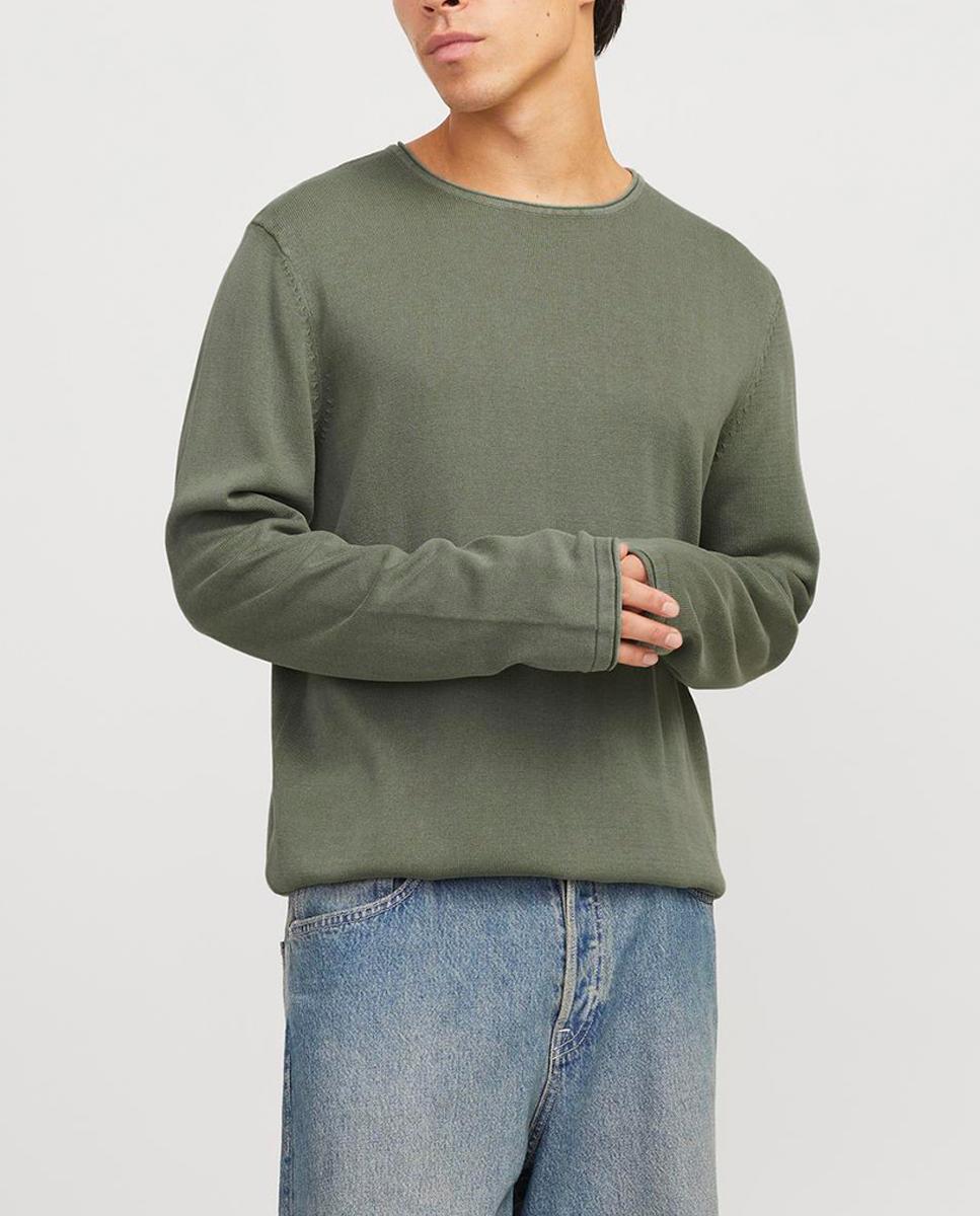 Imagen 0 de Jersey de hombre en algodón BCI cuello caja