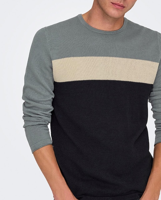 Imagen 0 de Jersey de hombre color block