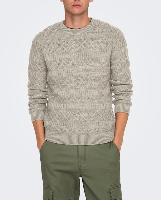 Imagen 0 de Jersey de punto de hombre regular fit