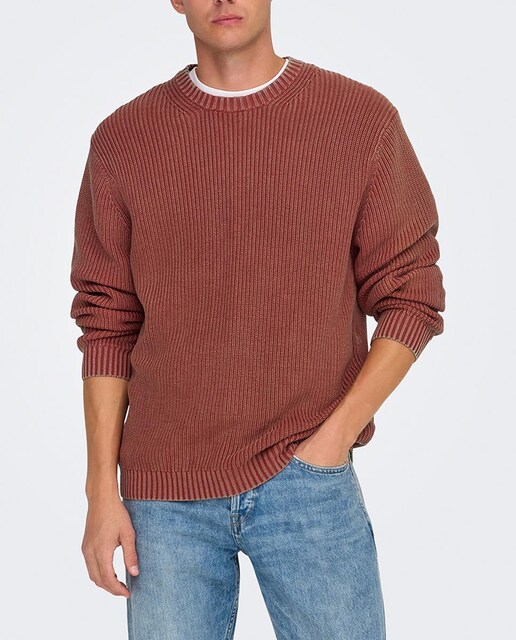 Imagen 0 de Jersey de punto de hombre regular fit