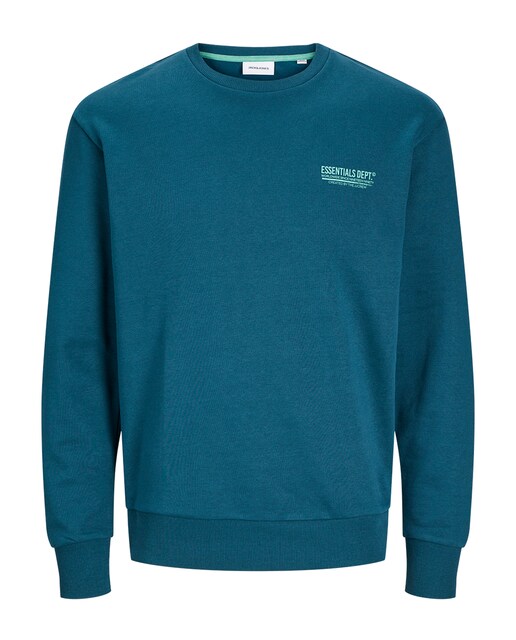 Sudadera crew neck de manga larga de hombre