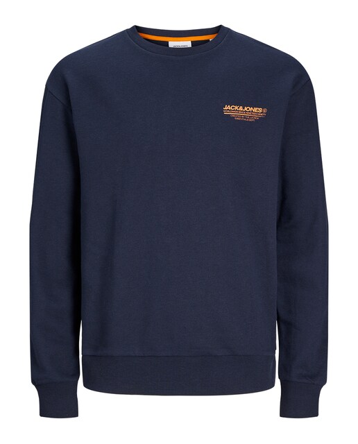 Sudadera crew neck de manga larga de hombre