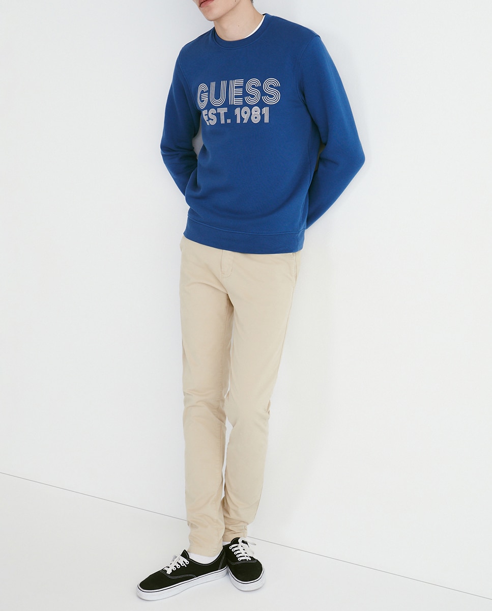 Imagen 0 de Sudadera de hombre con logotipo frontal.