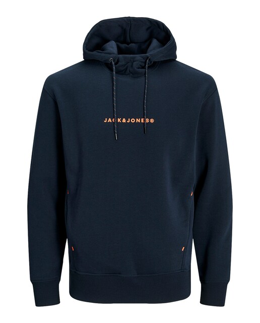 Sudadera con capucha  mangas largas con lisa de hombre