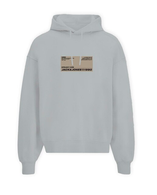 Sudadera con capucha  mangas largas lisa de hombre