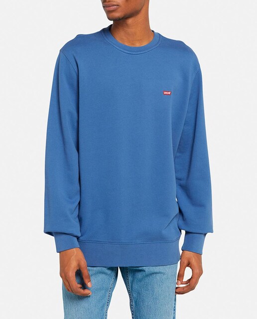 Imagen 0 de Sudadera de hombre de algodón con cuello redondo